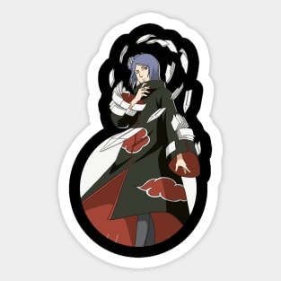 konan cosplay Sticker